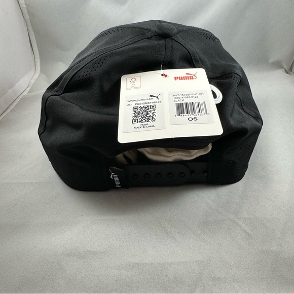 New Puma Mesh Performance Adjustable Cap - Black - Picture 5 of 11